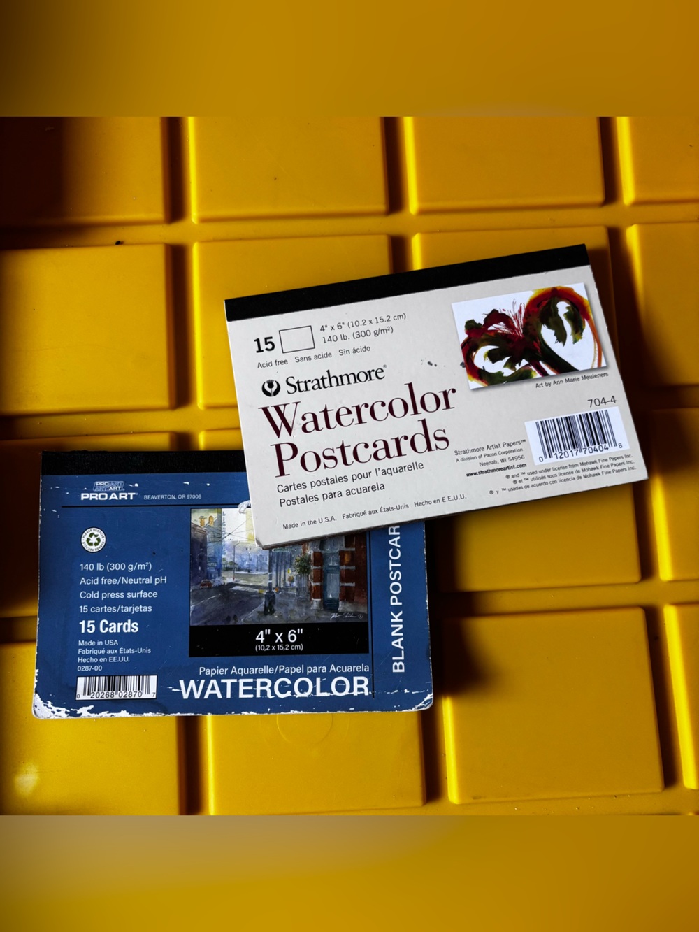 Strathmore Watercolor Postcards - White and Blue Packs